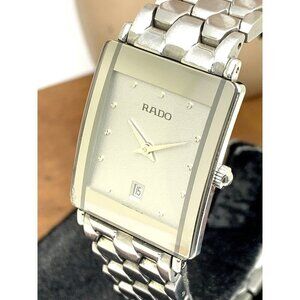 Rado Women's Watch 160.0486.3 Diastar Swiss Quartz Silver Steel Tank 24m…
